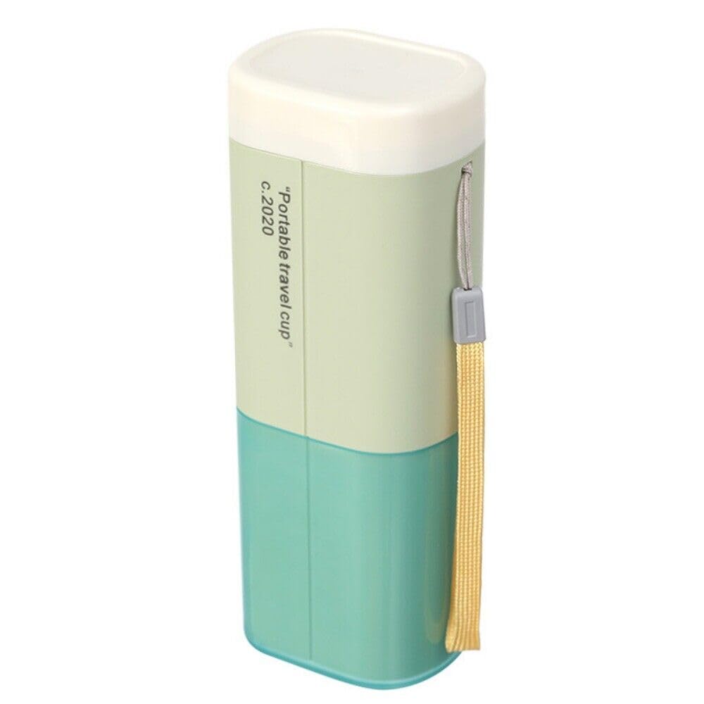 Shopiable Store Plastic Travel Toothbrush Case Multifunctional Toothpaste Container Portable Business Trips Wash Cup Holder Organizer Towel Storage Box (Green 1) (B0CPQ1XK18) Amazon Price History, Amazon Price Tracker