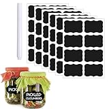 DOKRIN Etichette rimovibili 48 etichette adesive impermeabili riutilizzabili, facili da attaccare e rimuovere, perfette per la cucina e l