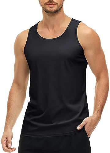 Gilets de gym homme évacuant la sueur débardeur sport anti-humidité et tee shirt musculation sans manche