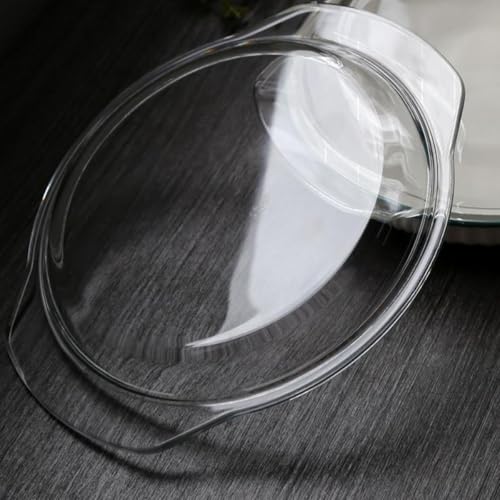 Couvercle verre micro-ondes résistant four anti-éclaboussures transparent SECFOU - 5