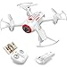 SYMA X22W Drone with Camera Live Video FPV Nano Pocket Mini Drone for Kids and Beginners, RC Quadcopter with App Control, Altitude Hold, 3D Flips, Headless Mode, White