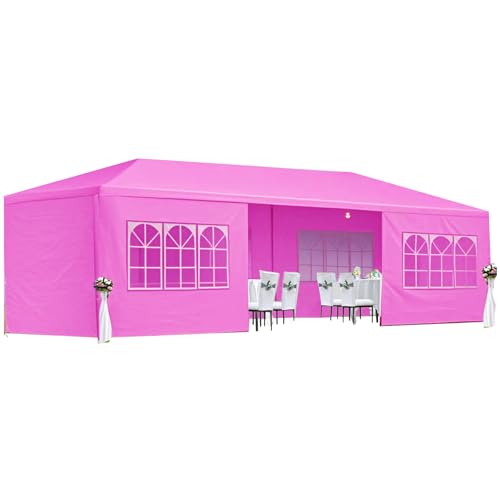 10'x30' Outdoor Party Tent Gazebo with 8 Removable...