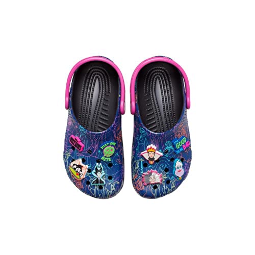 CROCS Classic Disney Villains Clog K - Black - J3 , 207722-001-J3, Kids Unisex , Black , J3