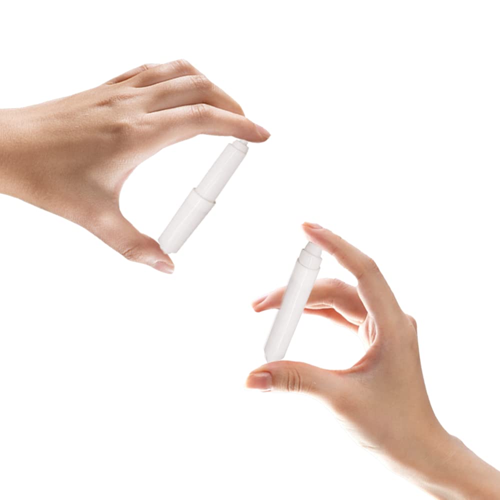 Porta Carta Igienica, 2 Pezzi Portarotoli in Plastica, Rulli Porta Carta Igienica, Supporti per Carta Igienica, Con Molla, per Rotolo di Carta Igienica
