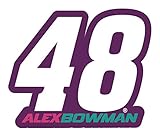Alex Bowman NASCAR #48 4" Laser Cut Decal