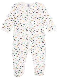 Petit Bateau A09QD Piżama Jednoczęściowa 1 Miesiąc