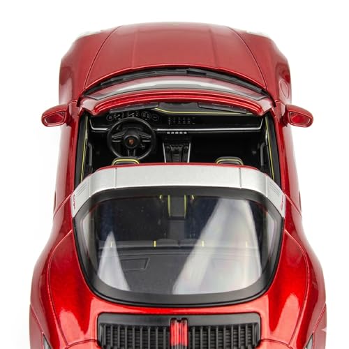 Image of Porsche 911 Targa 4S 1:32 Scale Die-Cast Car Model - Collector's Edition Open-Top Targa Pull-Back Alloy Metal Sports Car Toy for Kids & Collectors