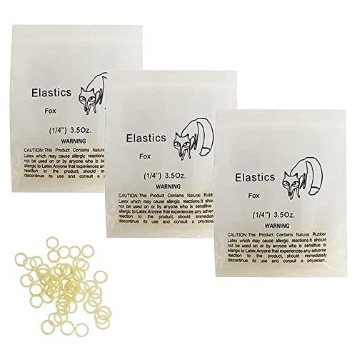 Comioke Élastiques Orthodontiques Bretelles Élastiques,Bracelets Orthodontiques,300 Élastiques Dentaires en Caoutchouc,Outil Dentaire Orthodontique Orale...