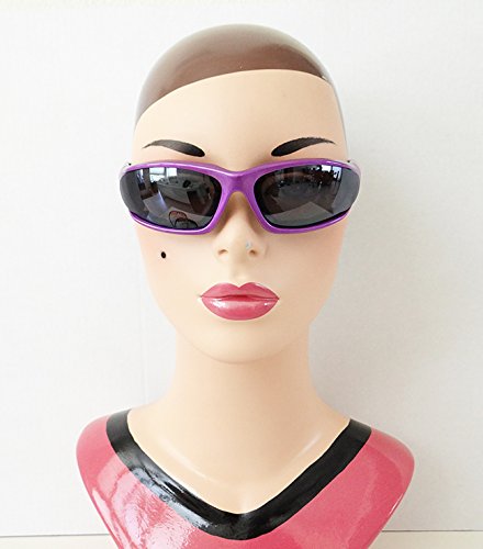 Bikershades Purple Frame Motorcycle Safety Sunglass Small For Women And Girls #TOP3