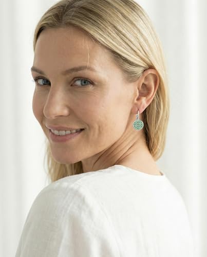 Miss Lovie Ohrringe Vintage Blumen Ohrringe Flower Cabochon 12mm Ohrschmuck - 5