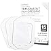 15PCS Transparent Dressing 4"x4 3/4", Sterile, Waterproof Wound Cover Bandage Tape for Swimming, Post Surgical, Scar Therapy, Medical Supplies, Tattoo Dressings, Shower Protection, Picture Frame