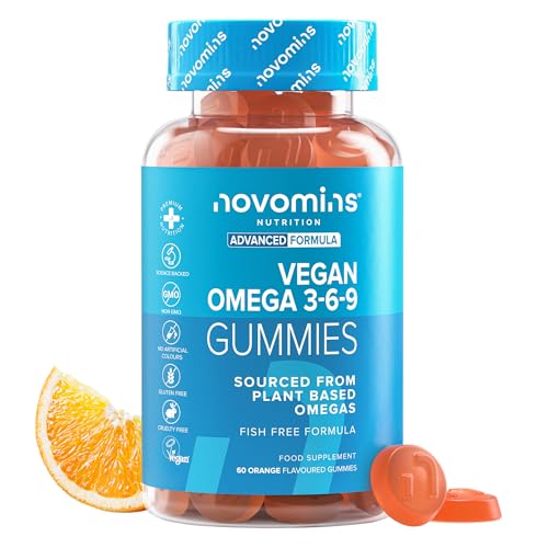 Omega 369 Vegano | 60 Gominolas | 200 mg ALA | Sin Pescado | Novomins