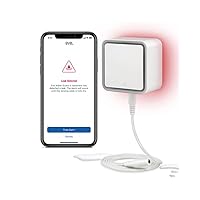 EVE Water Guard - Rilevatore intelligente di perdite d'acqua, cavo di 2 m, sirena da 100 dB, allarme...