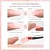 ROSALIND Pink Poly Nail Gel, 2 oz Nude Poly Extension Gel for Nail Natural Builder Pink Gel,Poly Extension Long-Lasting Enhancement