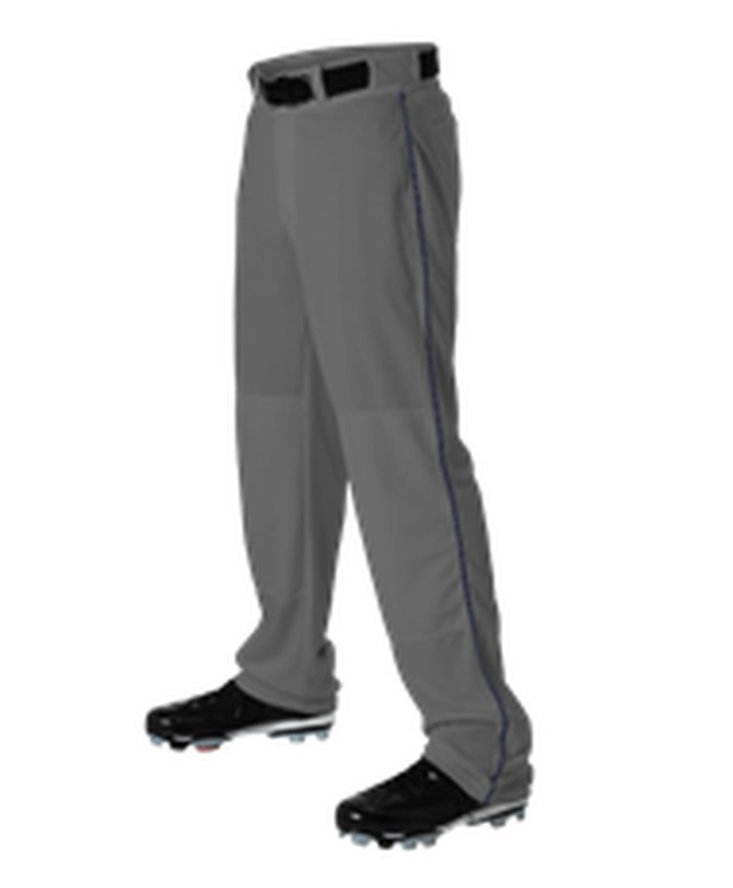 Alleson Adult Baseball Pant with Braid Charcoal, Navy M 605WLB 605WLB-CHNA-M
