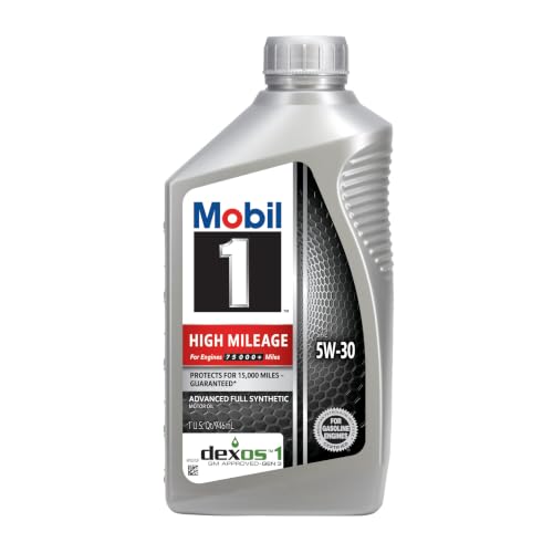 Mobil 1 �n�C�}�C���[�W�t���������[�^�[�I�C�� 5W-30�A1�N�H�[�g6�p�b�N | 75K�ȏ�̃}�C���ی� | �V�[���R���f�B�V���i�[ | �X���b�W�h�~