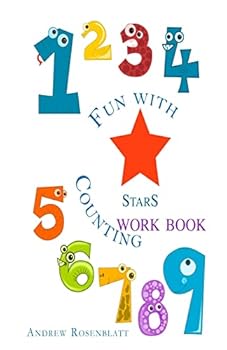 Paperback Fun With Counting STARS WORKBOOK: Learning To Count To Ten Book