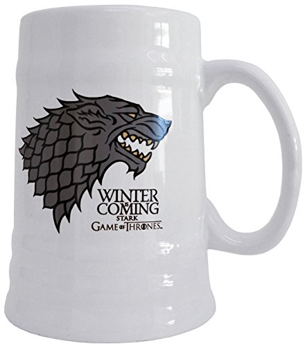Chope Ceramique 'Game of Thrones' - blanche - Stark