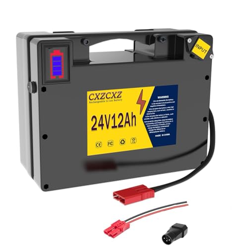 CXZCXZ 24V12AH Lithium Battery for Electric Wheelchair, Better Than Lead-Acid