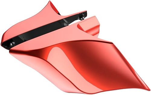 Miniatura 7 de Advanblack Barracuda - Cubiertas laterales estiradas plateadas (brillantes), paneles extendidos para Harley Touring Street Glide Road Glide Electra