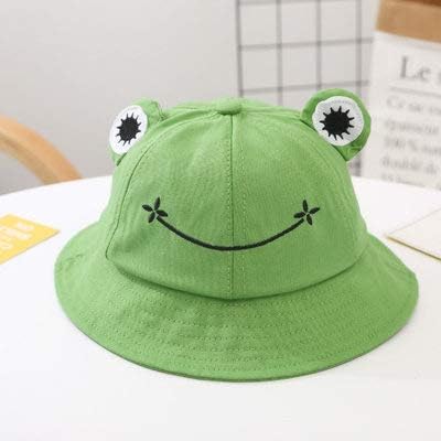Belloxis Frog Bucket Hat for Women Men Adult Kids Fisherman Hat with Ring (L)
