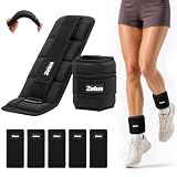 ZELUS Ultra Thin Adjustable Ankle Weights 10 lb