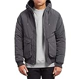 Chaqueta gruesa con capucha Volcom Master Coaster Chaqueta, Hombre, Negro, L
