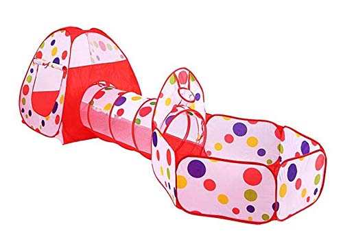 SKEIDOKids Ball Pits Tent 3 in 1 Combo Play Tent with Play Tunnel