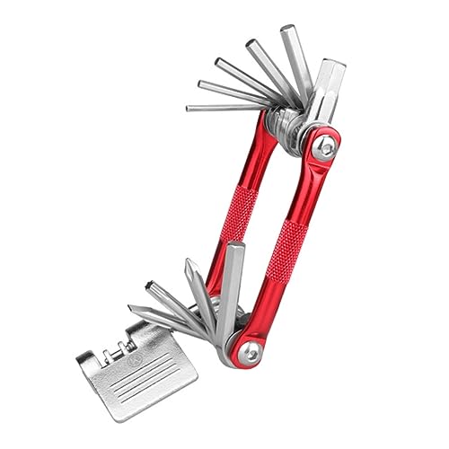 KICHOUSE Bicycle Repair Kit 11-in-1 Bike Multitool Chain Repair Kit Portable Bike Tools Made of Vanadium Steel Easy to Use for Daily Life