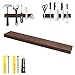 Magnetleiste Messer,Messerhalter aus Holz,Magnetstreifen Selbstklebend Messerleiste Wandmontage Messerblock Magnetleiste Ohne Bohren , für Küche, Büro, Werkstatt [40cm]