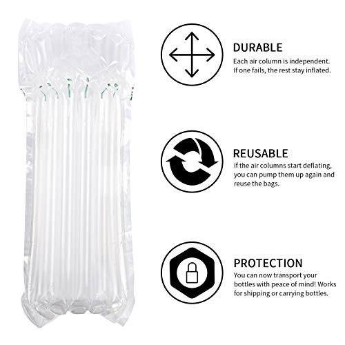 Bolsas de vino para viajes: protector inflable antichoque para maletas 6
