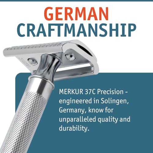 Image of MERKUR Slant Bar MK-37C, Double Edge Safety Razor