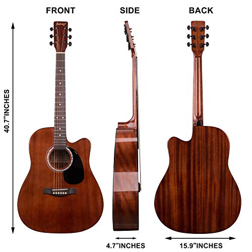 Image of JUAREZ Arpeggio Guitar JRA41MAH, mahogany