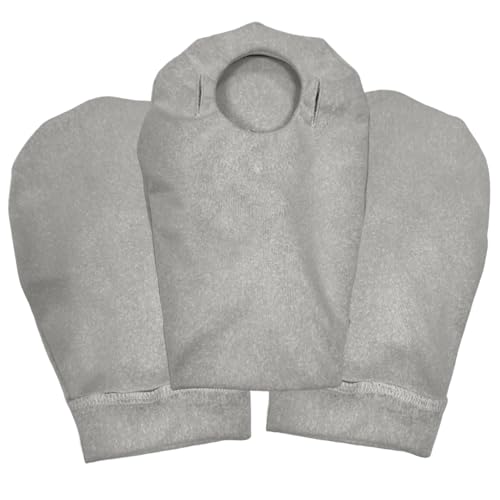 StomaCloak Ostomy Pouch Cover - Ostomy Odor Control - Discreet Protection for Colostomy, Ileostomy, Urostomy - Ostomy Leak Control - Coloplast, Hollister, ConvaTec- 3-Pack (Lite Gray, 2.00R - 50mm)