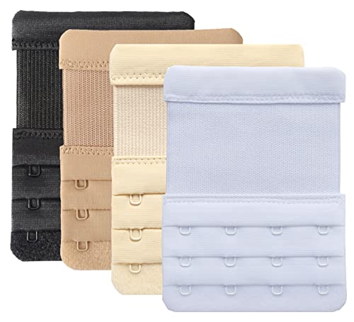 Image of Women's Bra Extenders 4 Hook / 3 Hook / 5 Hook / 2 Hook Soft Comfortable Stretchy Bra Extension Strap