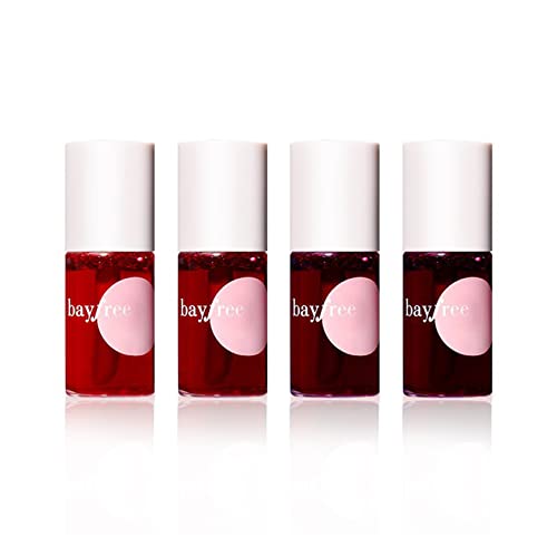 4Pcs Lip Tint Stain Set, Velvet Lip Stain Lip Gloss Lip And Cheek Tint Multipurpose Liquid Blush, Moisturizing Non Sticky Tinted Lip Gloss, Lip Plumping Long Lasting Waterproof Liquid Lipstick Set #TOP4