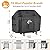 Kipiea Upgrade BBQ Grill Covers 52 inch, Heavy-Duty BBQ Covers, Universal Outdoor Grill Covers with 4 Windproof Buckles, No Tears Anti UV No Fading (52" W x 26" D x 43" H)