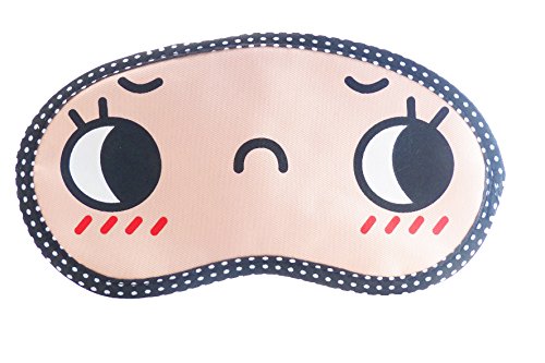 Image of Jenna Open Eye Cartoon Face Sleeping Eye Mask
