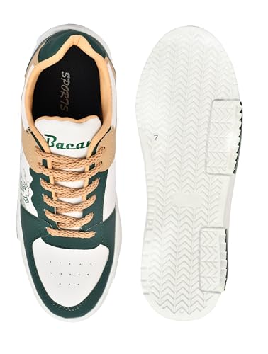 Image of CHICAGO-01 Stylish Casual Mid Top Sneaker and Trendy Shoes with Laces for Men & Boys, Perfect, College, Parties and Outings, Lightweight, Comfortable, and Durable for All-Day Use