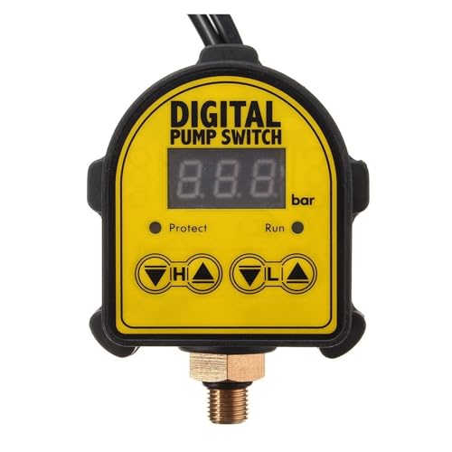 Interrupteur de pression pompe à eau avec écran LCD et contrôleur électronique automatique
