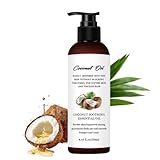 Kokosöl 250ml, Natürliches Kokosnussöl, Kokosöl Flüssig, Kokosöls Haare, Hautöl Reparatur und Pflege, Kokosöls Haut & Nägel Schnelleinziehend und Nicht-Fettend, Coconut Oil for hair