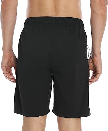HODOSPORTS Mens No Liner Swim Trunks Quick Dry 9 Inch with Zipper Pockets Bathing Suits for Men Lineless Swim Shorts4