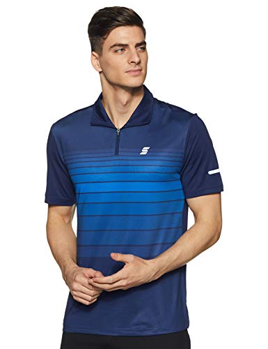 Image of Amazon Brand - Symactive Men's Printed Regular Fit Polo