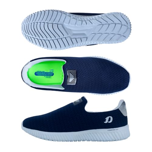 Image of DOCTOR EXTRA SOFT Memory Foam Mens Running Shoe | Sports,Gym,Training,Walking,Jogging,Casual | Lightweight & Comfortable | Loafer Sneakers Lace-Up Athletics Moccasins Slipon for Gent's & Boy's D-2002