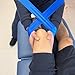 Puxhoea Mobilization Belt Physical Therapy -Physical Therapy Belt Used for Rehabilitation, Stretching, Manual Therapy- Highly Recommended by Physical Therapists (Blue)