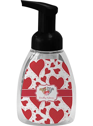RNK Shops Personalized Cute Squirrel Couple Foam Soap Bottle - Black