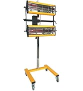 Solary Infrared Paint Curing Lamp, 2100W 110V Short Wave Infrared Paint Baking Lamp Tool with Bra...