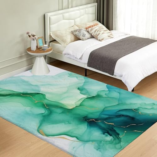 Tapis marbre abstrait lavable pour simplifier l'entretien - 5