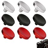 MAXMURYS Pulsante dell'Otturatore Soft Release da 11 mm in Lega di Alluminio – Set da 9 Pezzi, Compatibile con Fotocamere Fujifilm e Leica, con O-Ring per Installazione Sicura, Colori Nero, Rosso e A