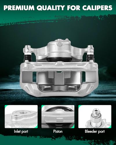 Image of SCITOO 19B7159 Front Right Disc Brake Caliper w /Bracket Fit For Mazda For 3 2014-2016,For Mazda For 3 Sport 2014-2016,For Mazda For CX-3 2016-2018, Single Piston